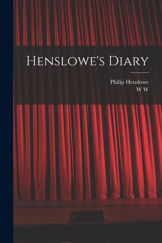 Couverture_Henslowe's Diary