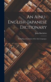 Couverture_An Ainu-English-Japanese Dictionary