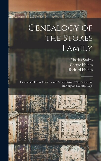 Front cover_Genealogy of the Stokes Family