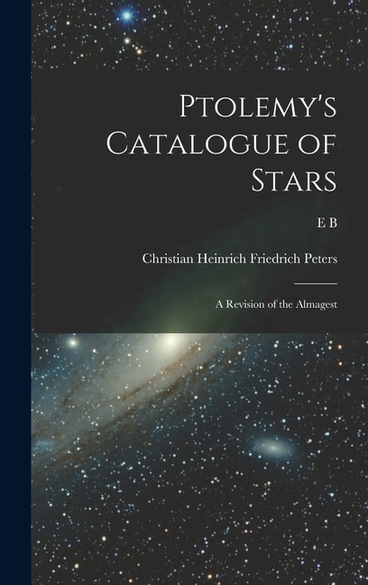 Front cover_Ptolemy's Catalogue of Stars