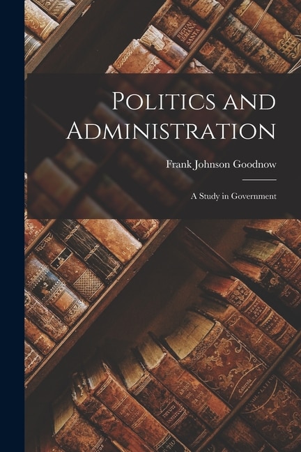Front cover_Politics and Administration