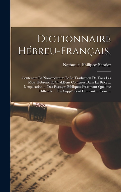 Front cover_Dictionnaire Hébreu-Français,