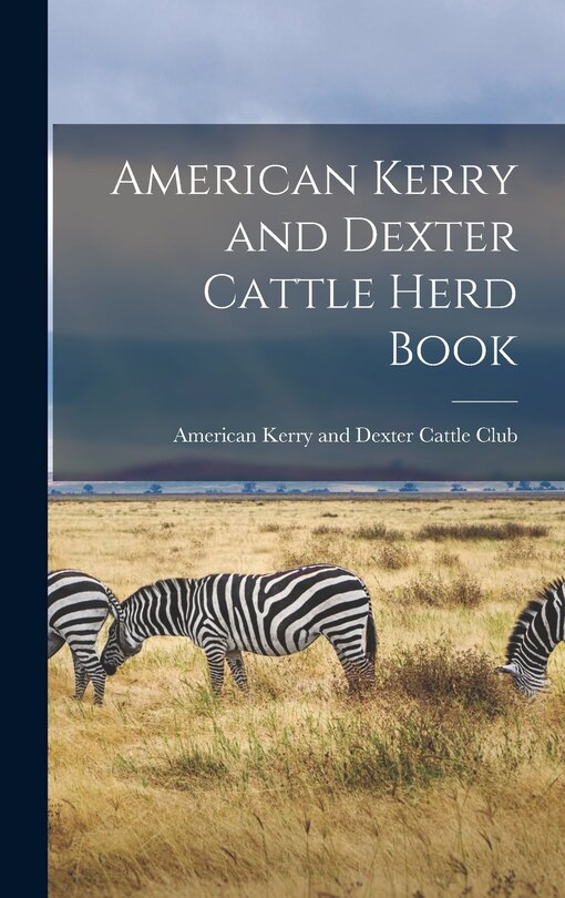 Couverture_American Kerry and Dexter Cattle Herd Book