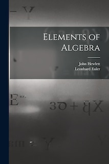 Front cover_Elements of Algebra