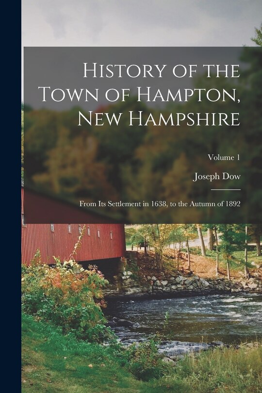 Front cover_History of the Town of Hampton, New Hampshire