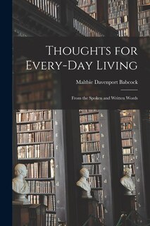 Front cover_Thoughts for Every-day Living