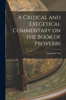 Front cover_A Critical and Exegetical Commentary on the Book of Proverbs