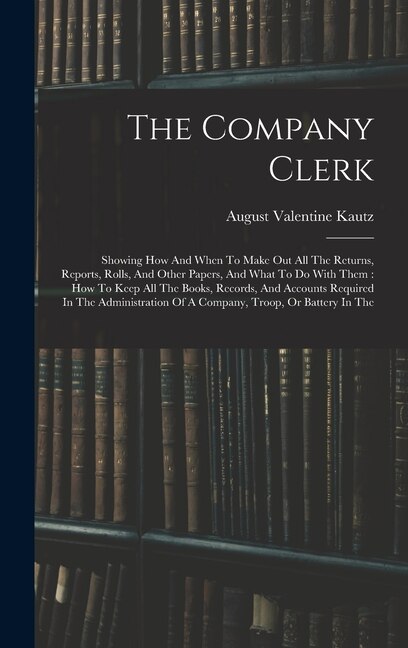 Front cover_The Company Clerk