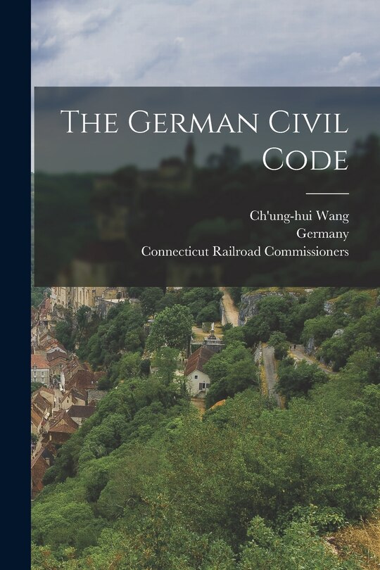 Front cover_The German Civil Code