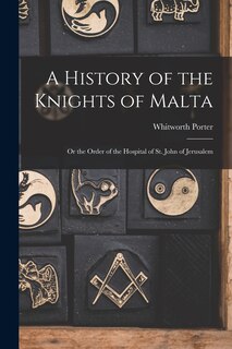 Front cover_A History of the Knights of Malta