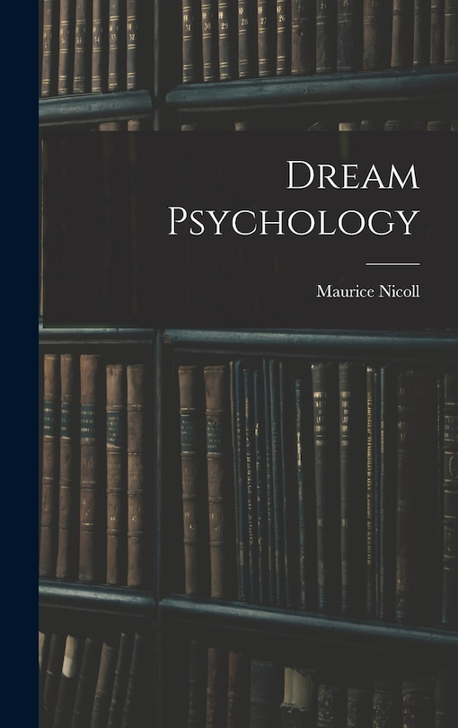 Front cover_Dream Psychology