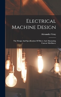 Couverture_Electrical Machine Design