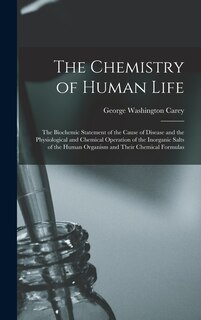 Couverture_The Chemistry of Human Life