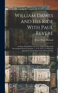 Front cover_William Dawes and His Ride With Paul Revere