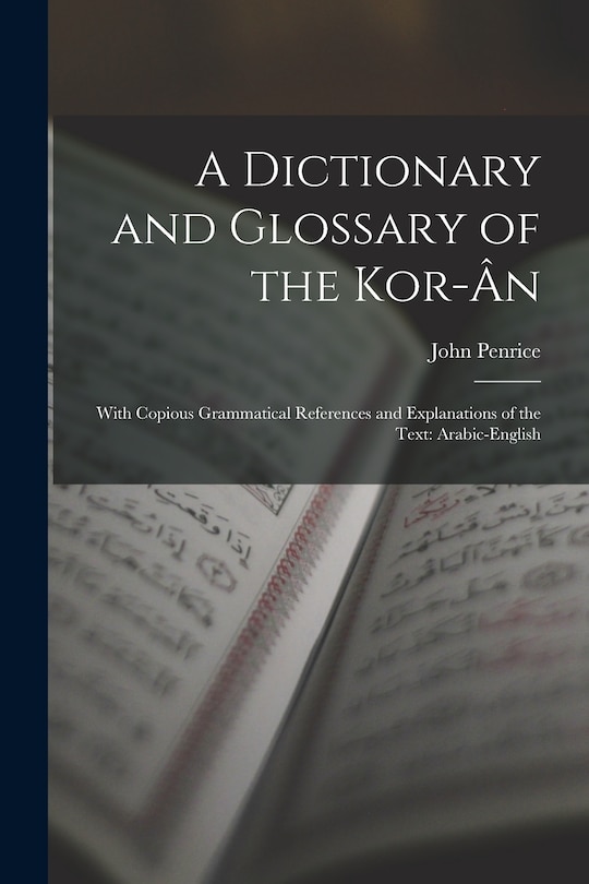 Front cover_A Dictionary and Glossary of the Kor-Ân