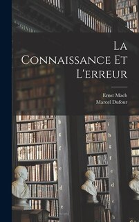 Couverture_La Connaissance Et L'erreur