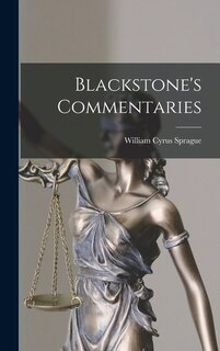 Front cover_Blackstone's Commentaries