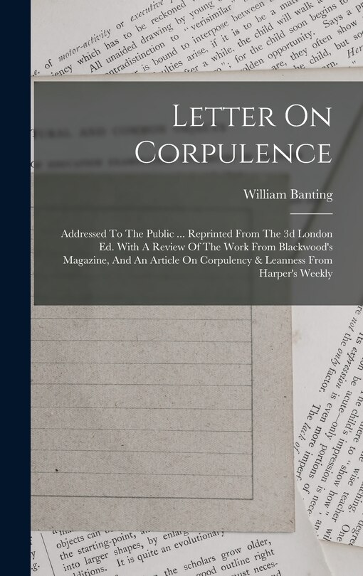 Front cover_Letter On Corpulence