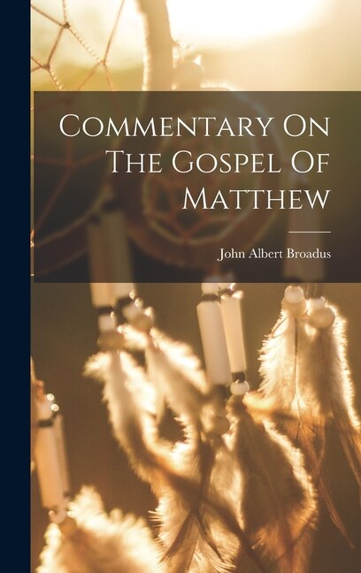 Front cover_Commentary On The Gospel Of Matthew