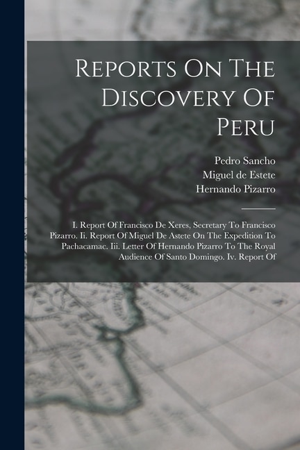 Front cover_Reports On The Discovery Of Peru