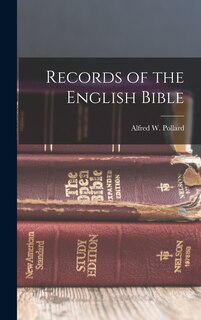 Front cover_Records of the English Bible