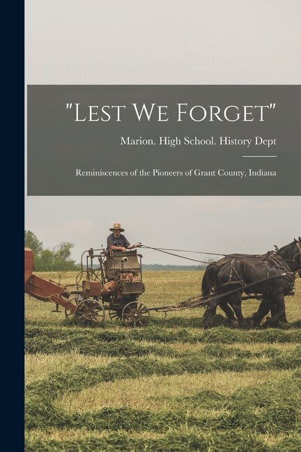 Front cover_Lest we Forget