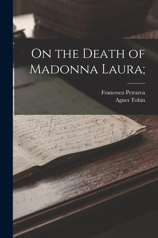 Front cover_On the Death of Madonna Laura;