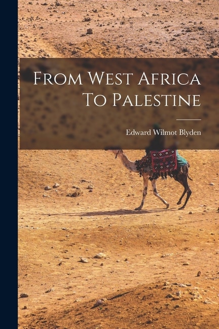 Front cover_From West Africa To Palestine