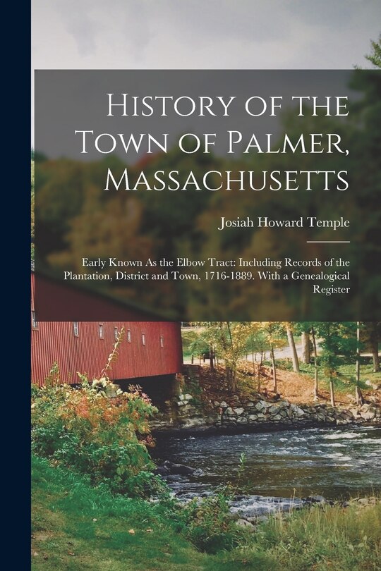 Couverture_History of the Town of Palmer, Massachusetts