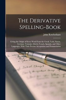 Couverture_The Derivative Spelling-Book