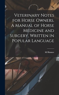 Front cover_Veterinary Notes for Horse Owners. A Manual of Horse Medicine and Surgery, Written in Popular Language