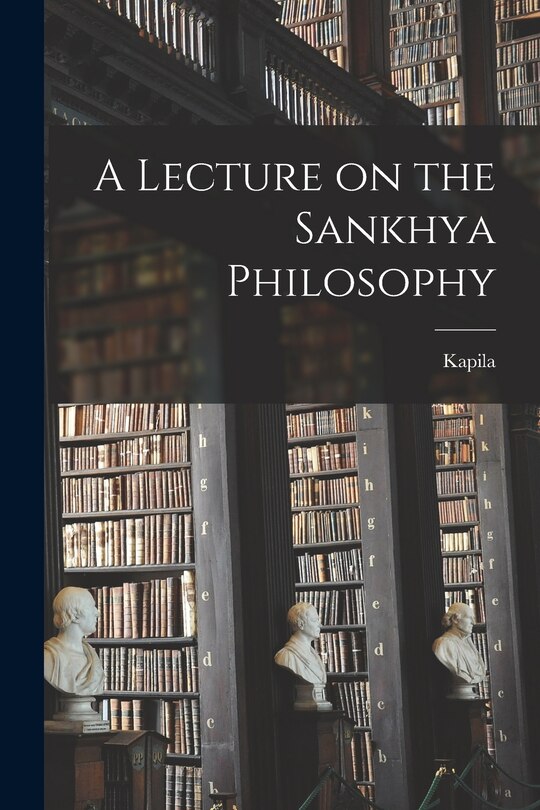 Couverture_A Lecture on the Sankhya Philosophy