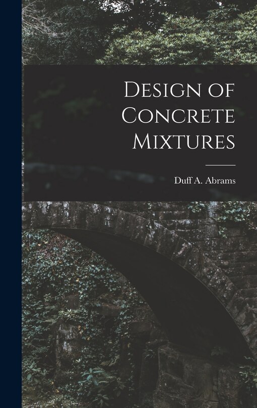 Couverture_Design of Concrete Mixtures
