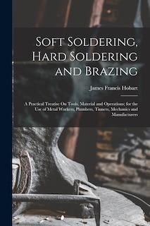 Front cover_Soft Soldering, Hard Soldering and Brazing