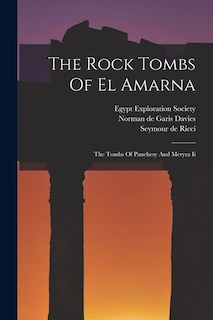 Couverture_The Rock Tombs Of El Amarna