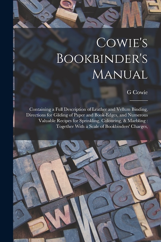 Couverture_Cowie's Bookbinder's Manual