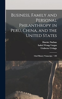 Couverture_Business, Family and Personal Philanthropy in Peru, China, and the United States