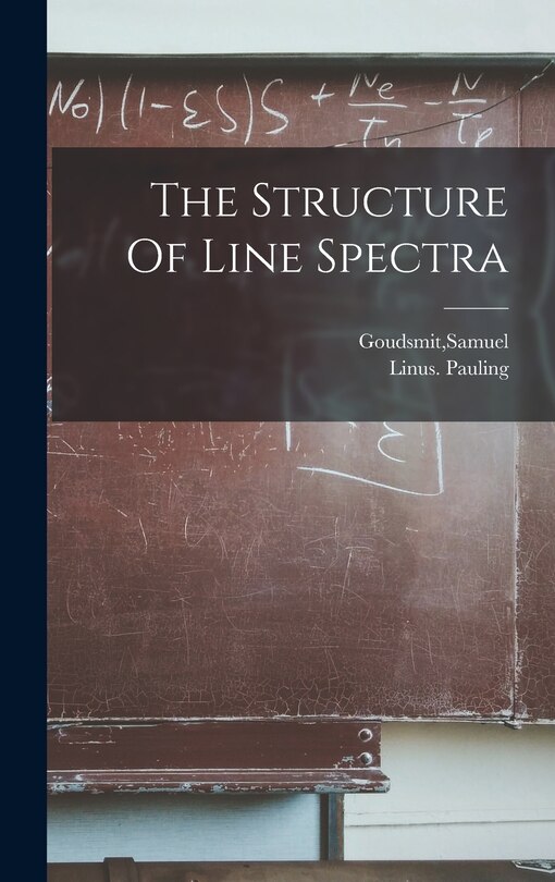 Front cover_The Structure Of Line Spectra