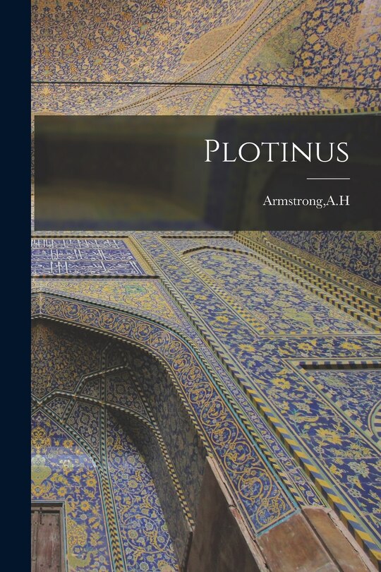 Front cover_Plotinus
