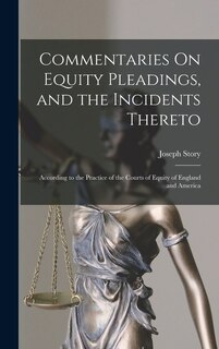 Couverture_Commentaries On Equity Pleadings, and the Incidents Thereto