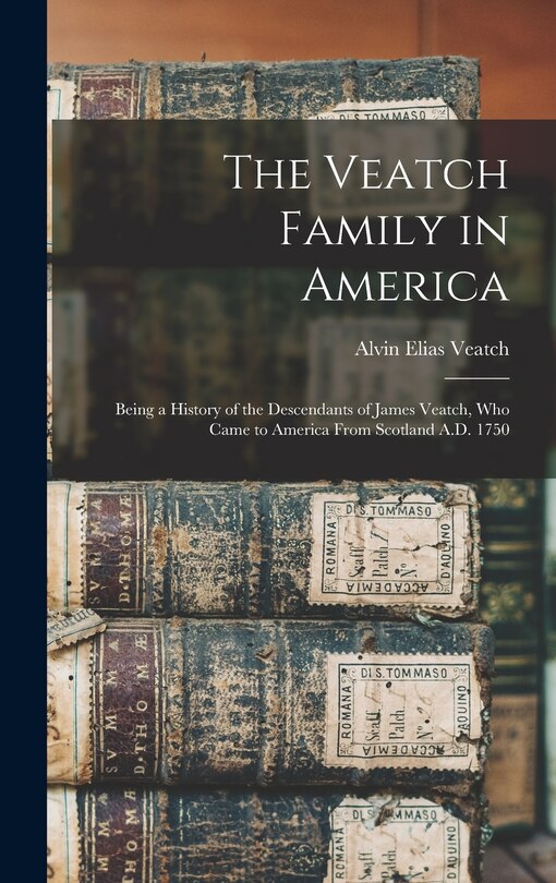 Front cover_The Veatch Family in America