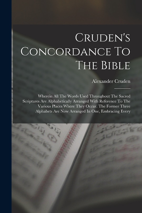 Front cover_Cruden's Concordance To The Bible