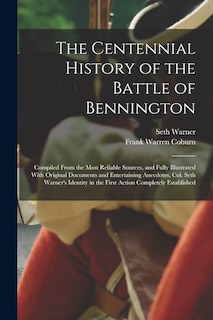Front cover_The Centennial History of the Battle of Bennington