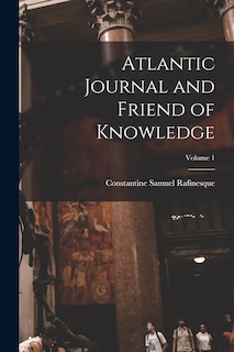 Front cover_Atlantic Journal and Friend of Knowledge; Volume 1