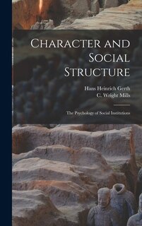 Front cover_Character and Social Structure