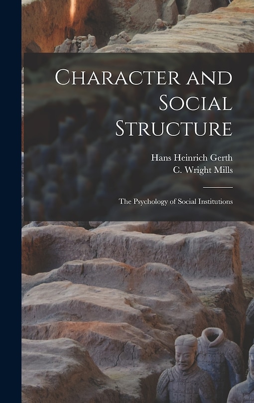 Front cover_Character and Social Structure