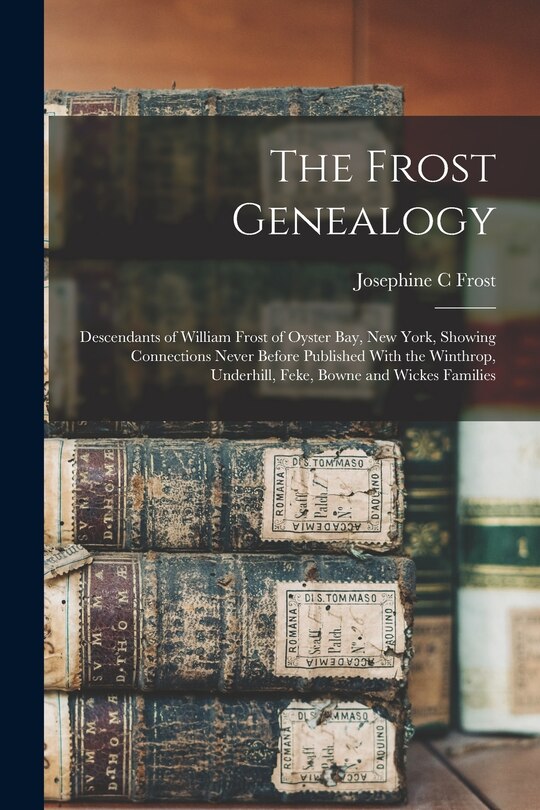 Front cover_The Frost Genealogy