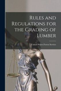 Front cover_Rules and Regulations for the Grading of Lumber