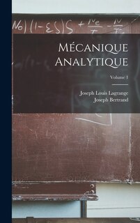 Front cover_Mécanique Analytique; Volume 1