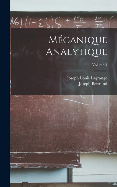 Front cover_Mécanique Analytique; Volume 1